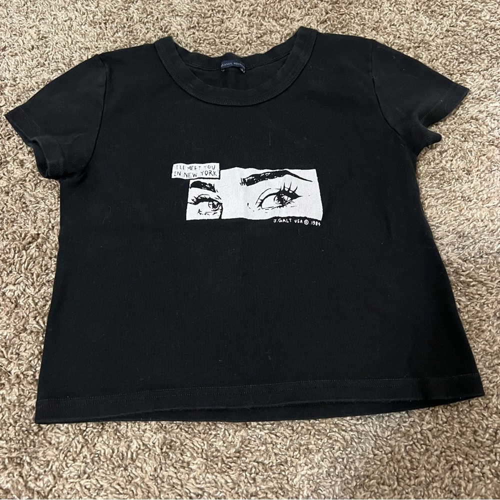 Brandy Melville “Meet Me In New York” Baby Tee
